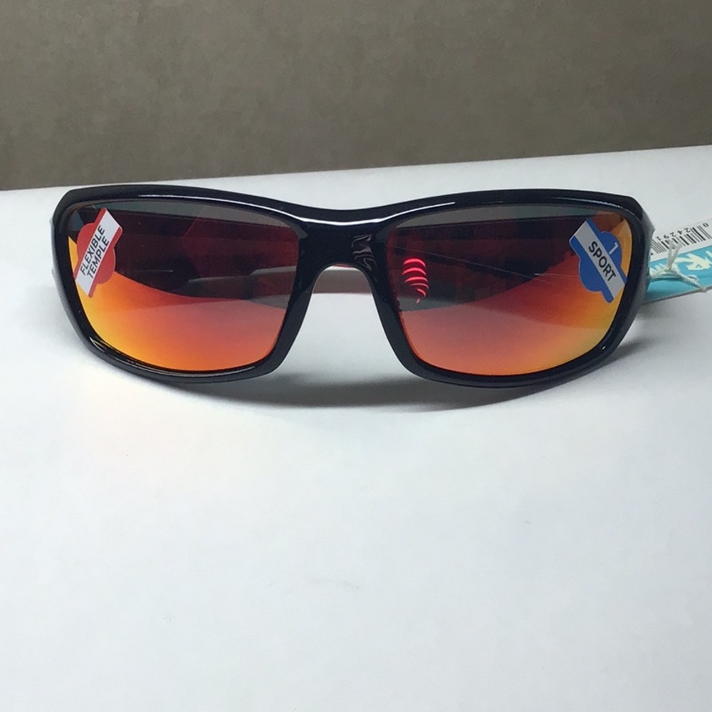 Men’s red mirrored sports sunglasses 60121